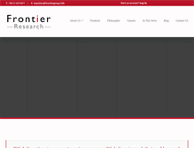 Tablet Screenshot of frontiergroup.info