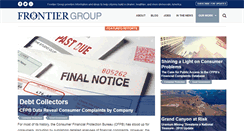 Desktop Screenshot of frontiergroup.org